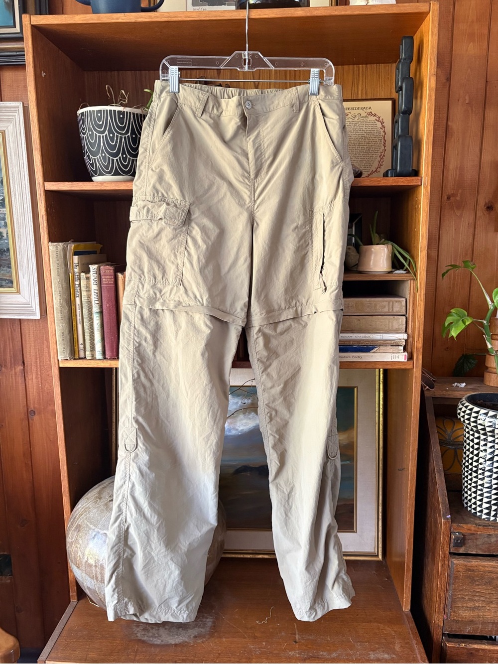 Convertible Utility Cargo Pants - Beige